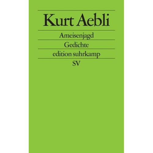 Kurt Aebli - Aebli, K: Ameisenjagd