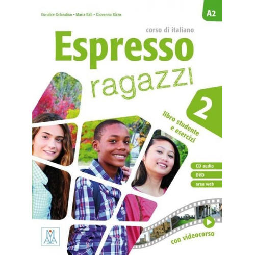 Maria Balì Euridice Orlandino Giovanna Rizzo - Espresso Ragazzi 2 Al + Cd Audio + Dvd