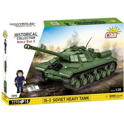 COBI Historical Collection 2590 - IS-3 Soviet Heavy Tank, Panzer, Bausatz 1:28, 1170 Bauteile