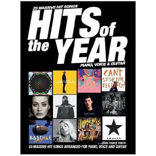 Hits Of The Year 2016: Piano, vocal, guitar