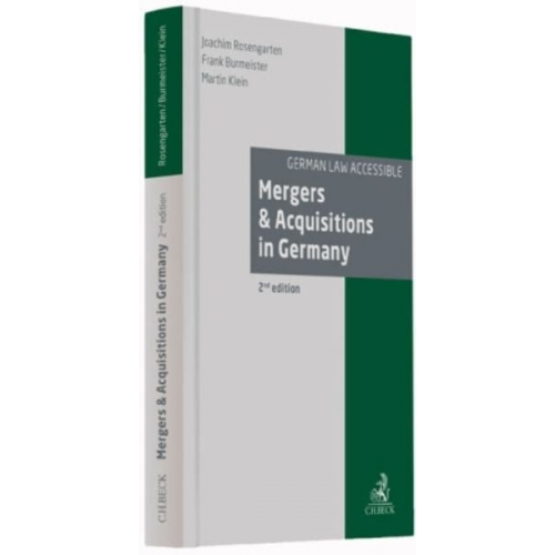 Dieter Beinert Frank Burmeister Hermann-Josef Tries - Mergers and Acquisitions in Germany