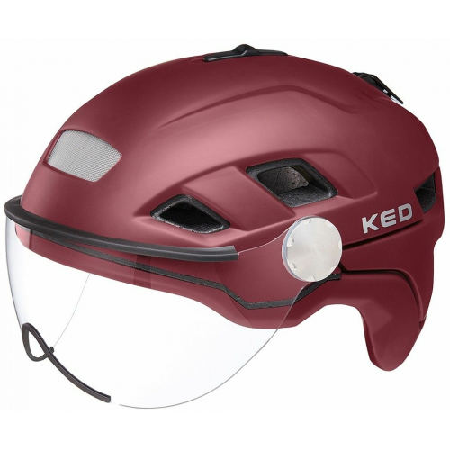 KED Fahrradhelm B-Vis X-Lite 56-61 cm dark merlot matt