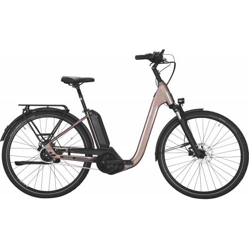 KETTLER Alu-Rad E-COMFORT 8 (RT) (545 Wh), 8 Gang Nabenschaltung, Damenfahrrad, Wave, Modell 2024, 28 Zoll 46 cm modern bronze shiny