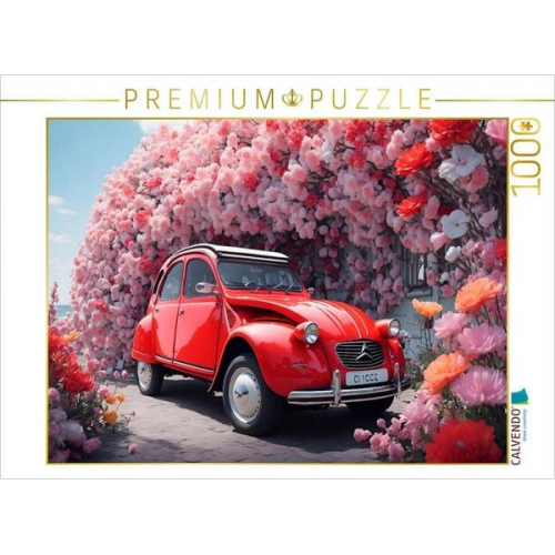 CALVENDO Puzzle Der 2CV alias Ente oder Döschwo ist ein Auto für den kleinen Geldbeutel | 1000 Teile Lege-Größe 64x48cm Foto-Puzzle für glückliche Stu