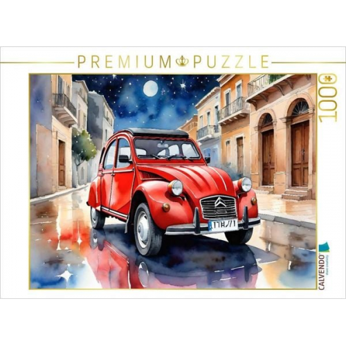 CALVENDO Puzzle Der 2CV, besser als Ente bekannt, war ein beliebtes Studentenauto | 1000 Teile Lege-Größe 64x48cm Foto-Puzzle für glückliche Stunden