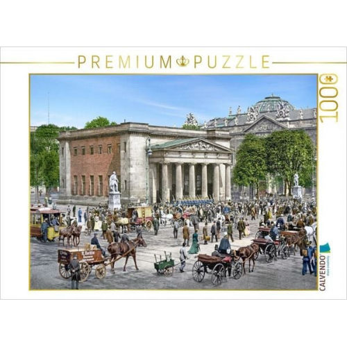 CALVENDO Puzzle Berlin - Neue Wache um 1900 | 1000 Teile Lege-Größe 64x48cm Foto-Puzzle für glückliche Stunden