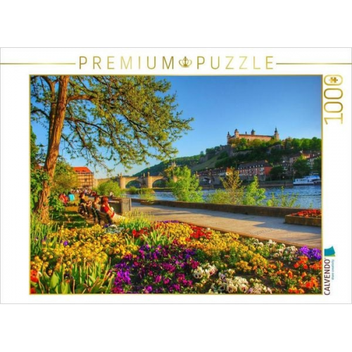 CALVENDO Puzzle Bayern, Würzburg | 1000 Teile Lege-Größe 64x48cm Foto-Puzzle für glückliche Stunden