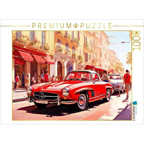 CALVENDO Puzzle Der klassische Mercedes-Benz 190SL gilt heutzutage als Wertanlage. | 1000 Teile Lege-Größe 64x48cm Foto-Puzzle für glückliche Stunden