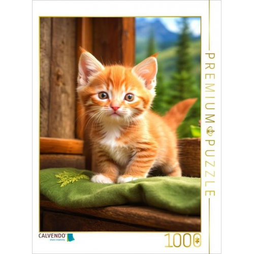 CALVENDO Puzzle Lucy - verspielt und süß | 1000 Teile Lege-Größe 64x48cm Foto-Puzzle für glückliche Stunden