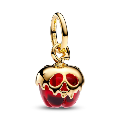 Pandora 763421C01 Anhänger Disney Villains Evil Queen Apfel Goldfarben