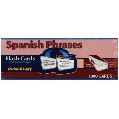 Joseph Levy - Spanish Phrases Flash Cards (1000 Cards)