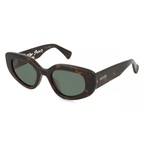 Kenzo KZ40186U Damen-Sonnenbrille Vollrand Cateye Acetat-Gestell, braun