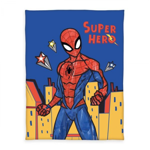 Spiderman 7536403127 - Fleecedecke, 130x170 cm, 100% Polyester