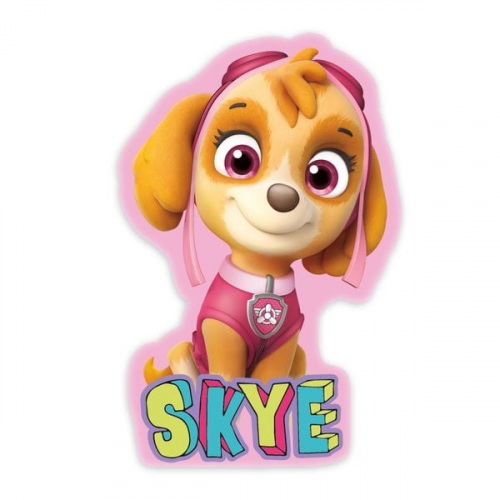 Paw Patrol 5432426093 - Formkissen (Skye), ca. 33x22,5x5 cm, 100% Polyester