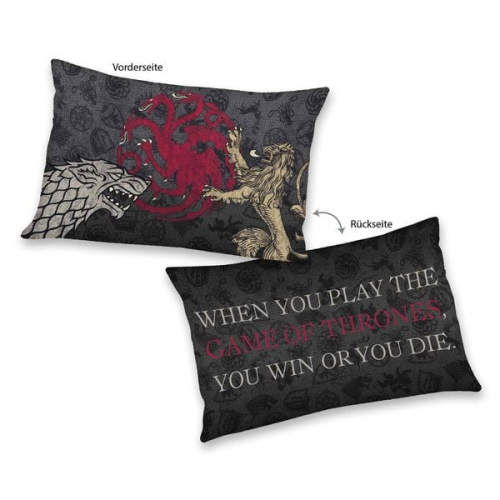 Game of Thrones 5421605105 - Soft Velboa Kissen, ca. 30x50 cm, 100% Polyester