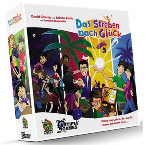 Kobold Spieleverlag 1023119 - Das Leben nach Glück, Brettspiel