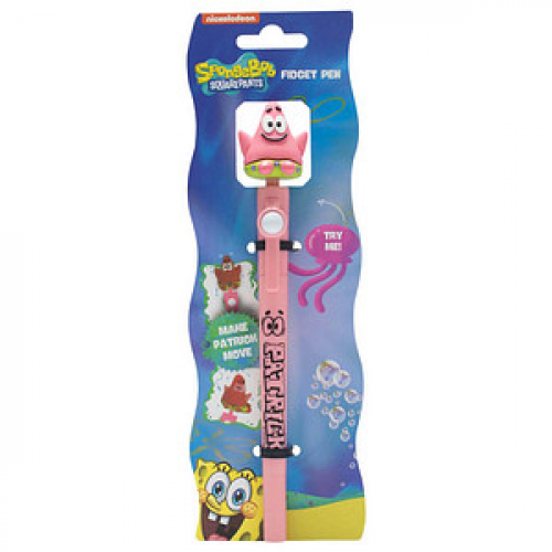 BlueSky Kugelschreiber SpongeBob - Fidget Pen inkl. Sammelfigur pink Schreibfarbe schwarz, 1 St.