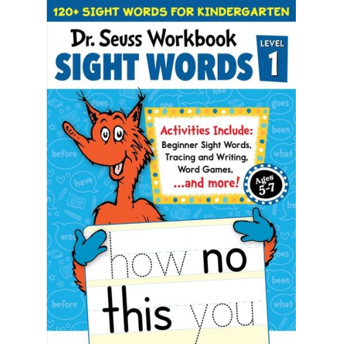 Seuss - Dr. Seuss Sight Words Level 1 Workbook