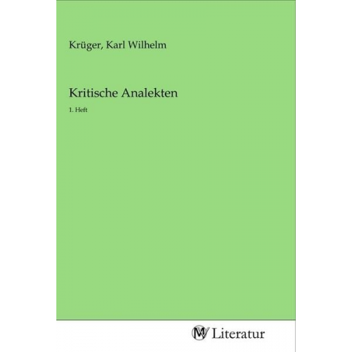 Kritische Analekten