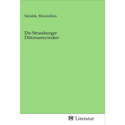 Die Strassburger Diöcesansynoden