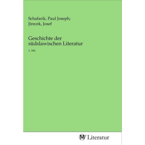 Geschichte der südslawischen Literatur