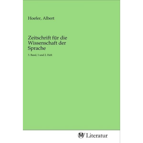 Zeitschrift für die Wissenschaft der Sprache