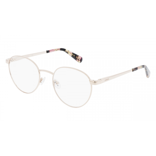 Guess GU5221 Unisex-Brille inkl. Gläser Vollrand Panto Metall-Gestell 51mm/19mm/145mm, braun