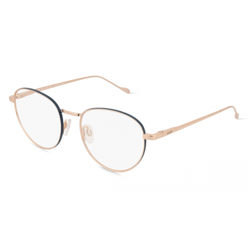 Joop! JP 3318 Unisex-Brille inkl. Gläser Vollrand Panto Metall-Gestell 52mm/18mm/0mm, gold