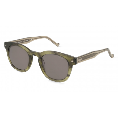 Hackett 928 Herren-Sonnenbrille Vollrand Rund Acetat-Gestell, grün