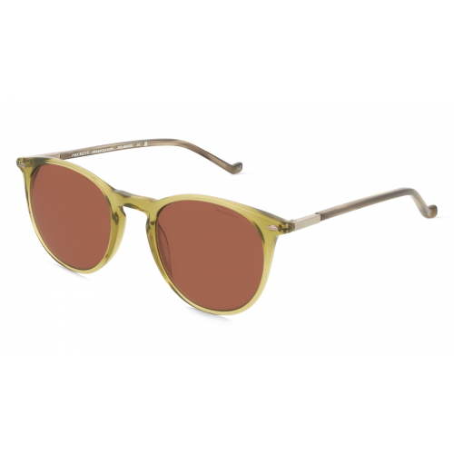 Hackett 929 Herren-Sonnenbrille Vollrand Rund Acetat-Gestell, grün