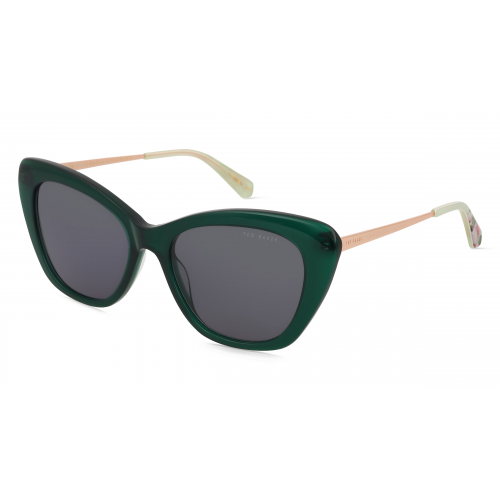 Ted Baker 1742 Damen-Sonnenbrille Vollrand Eckig Acetat-Gestell, grün