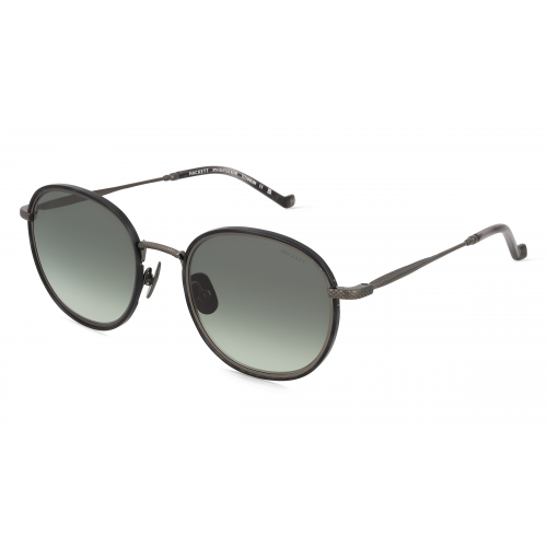 Hackett 933 Herren-Sonnenbrille Vollrand Rund Titan-Gestell, grau