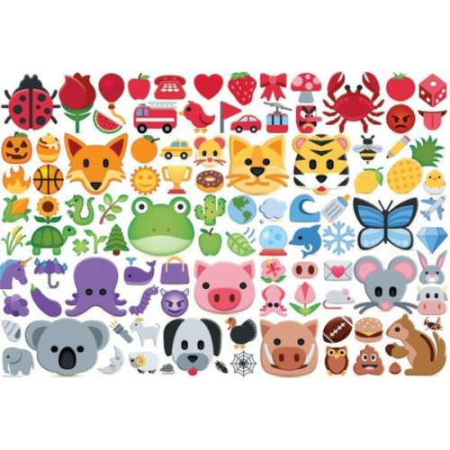 Emoji Colors 100-Piece Puzzle