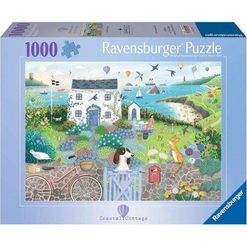 Ravensburger 12001104 - Coastal Cottage, Puzzle, 1000 Teile