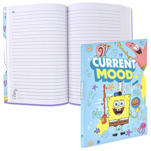 BlueSky Notizbuch SpongeBob - Spinner A5 liniert, SpongeBob Hardcover 80 Seiten