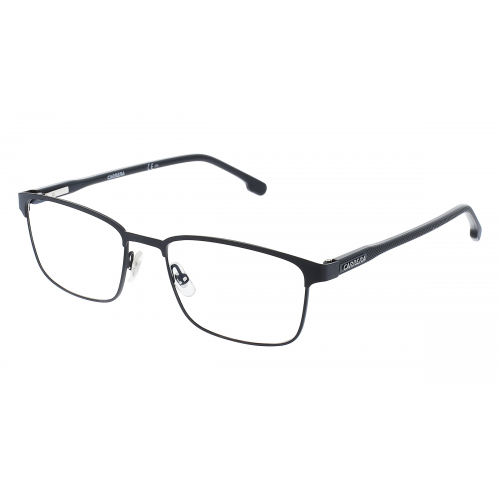 Carrera 262 Herren-Brille inkl. Gläser Vollrand Eckig Metall-Gestell 54mm/18mm/145mm, schwarz