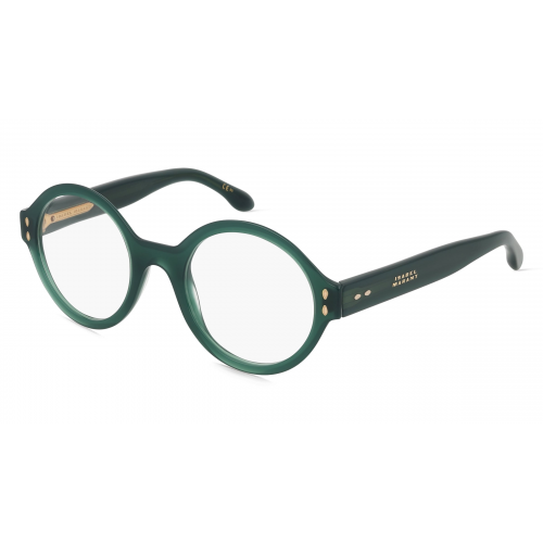 Isabel Marant IM 0040 Damen-Brille inkl. Gläser Vollrand Rund Acetat-Gestell 50mm/22mm/145mm, grün