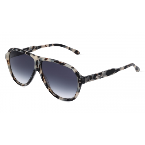 Isabel Marant IM 0124/S Damen-Sonnenbrille Vollrand Pilot Acetat-Gestell, braun