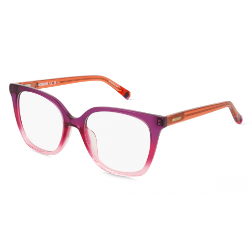 Missoni 0160/G Damen-Brille inkl. Gläser Vollrand Eckig Acetat-Gestell 51mm/17mm/145mm, Pink