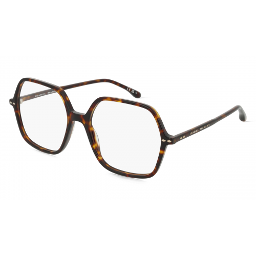 Isabel Marant IM 0150 Damen-Brille inkl. Gläser Vollrand Achteckig Acetat-Gestell 54mm/17mm/145mm, braun