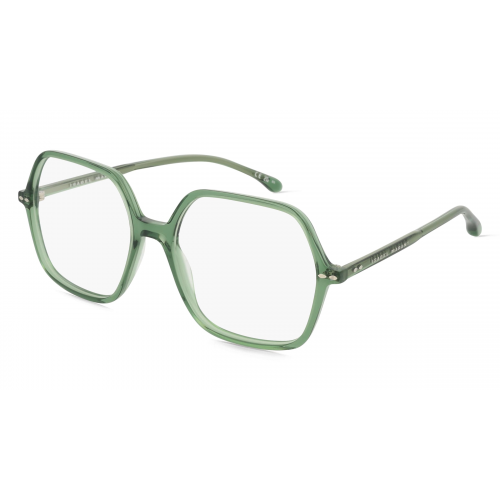 Isabel Marant IM 0150 Damen-Brille inkl. Gläser Vollrand Achteckig Acetat-Gestell 54mm/17mm/145mm, grün