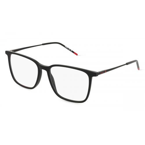 Hugo HG 1288 Herren-Brille inkl. Gläser Vollrand Eckig Acetat-Gestell 54mm/16mm/145mm, schwarz