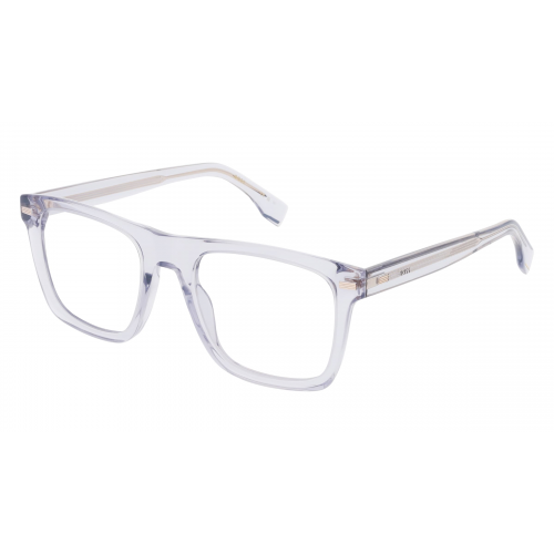 Boss 1445 Herren-Brille inkl. Gläser Vollrand Eckig Acetat-Gestell 52mm/20mm/145mm, Transparent