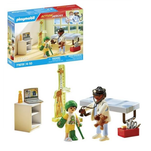 PLAYMOBIL 71619 Kinderarzt mit Teddybär