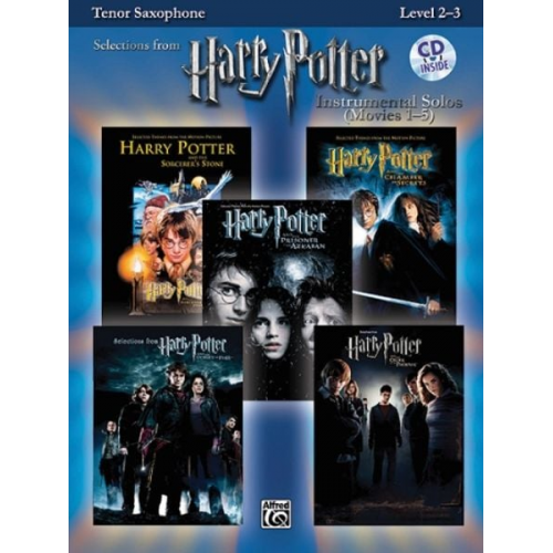 Alfred Music - Harry Potter Instrumental Solos (Movies 1-5) - Level 2-3