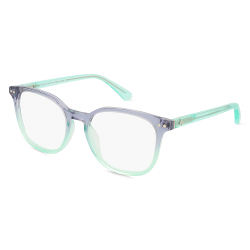 Kate Spade HERMIONE/G Damen-Brille inkl. Gläser Vollrand Rechteckig Acetat-Gestell 52mm/18mm/140mm, grün