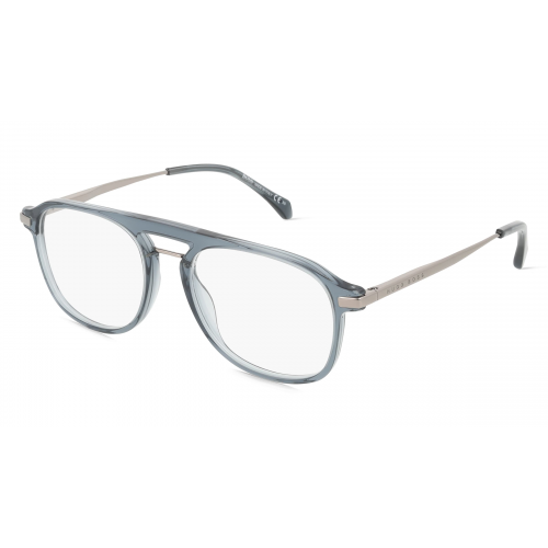 Boss  1092/IT Herren-Brille inkl. Gläser Vollrand Pilot Acetat-Gestell 52mm/18mm/145mm, blau