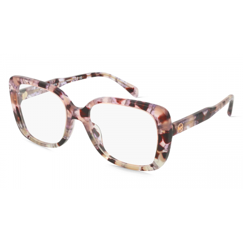 Michael Kors MK4104U PERTH Damen-Brille inkl. Gläser Vollrand Eckig Acetat-Gestell 53mm/18mm/140mm, pink