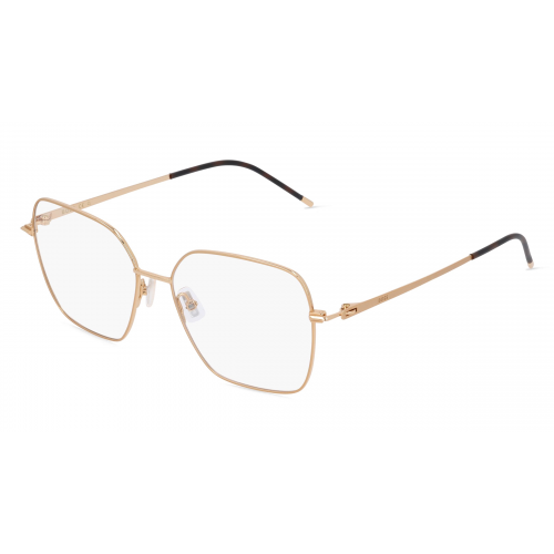 Boss 1464 Damen-Brille inkl. Gläser Vollrand Eckig Metall-Gestell 54mm/15mm/140mm, gold