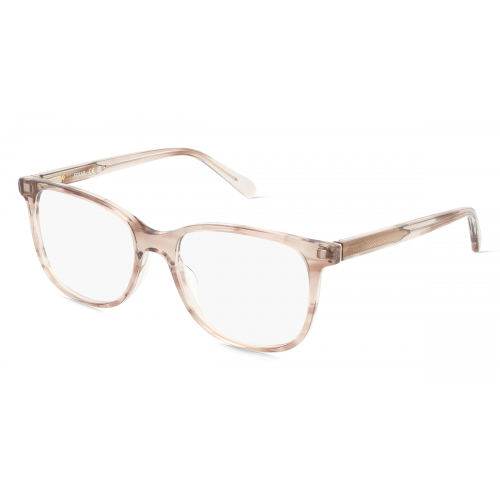 Fossil 7140 Damen-Brille inkl. Gläser Vollrand Eckig Acetat-Gestell 53mm/17mm/140mm, gelb